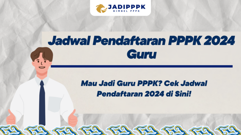 Jadwal Pendaftaran PPPK 2024 Guru