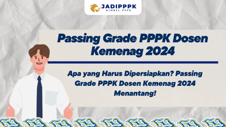 Passing Grade PPPK Dosen Kemenag 2024