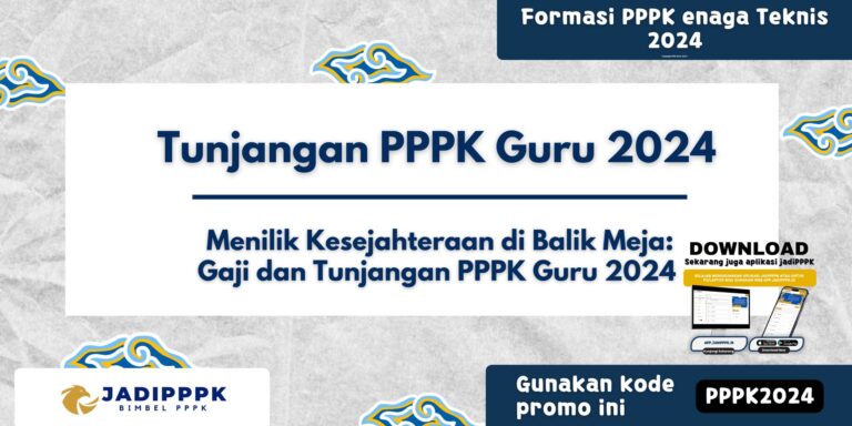 Tunjangan PPPK Guru 2024