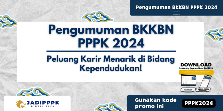 Pengumuman BKKBN PPPK 2024