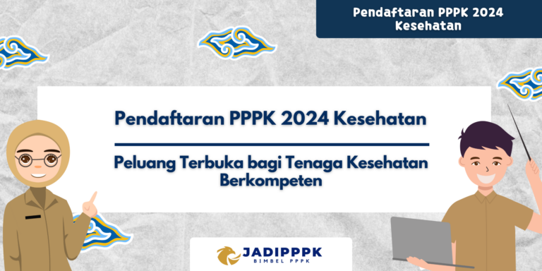 Pendaftaran PPPK 2024 Kesehatan