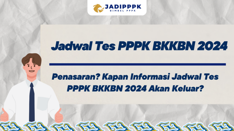 Jadwal Tes PPPK BKKBN 2024