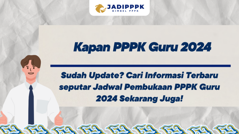 Kapan PPPK Guru 2024