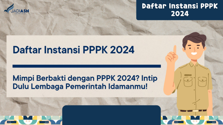 Daftar Instansi PPPK 2024