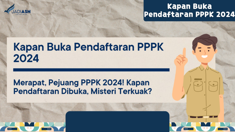 Kapan Buka Pendaftaran PPPK 2024