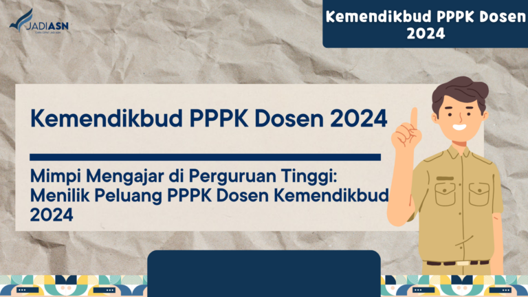 Kemendikbud PPPK Dosen 2024