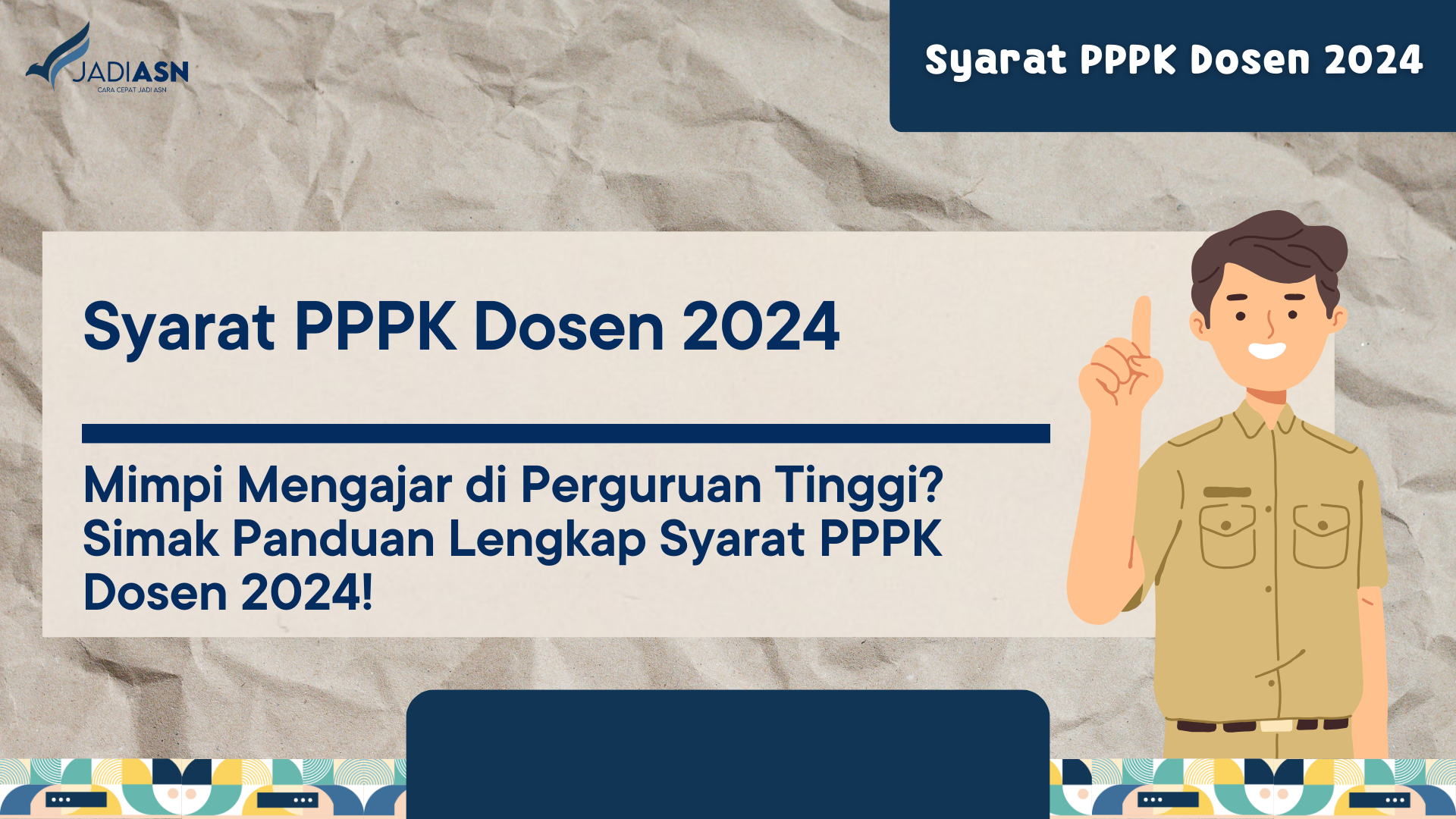Syarat PPPK Dosen 2024