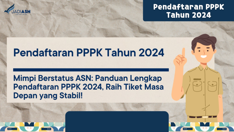 Pendaftaran PPPK Tahun 2024