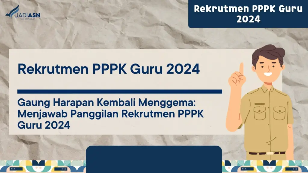 Rekrutmen PPPK Guru 2024