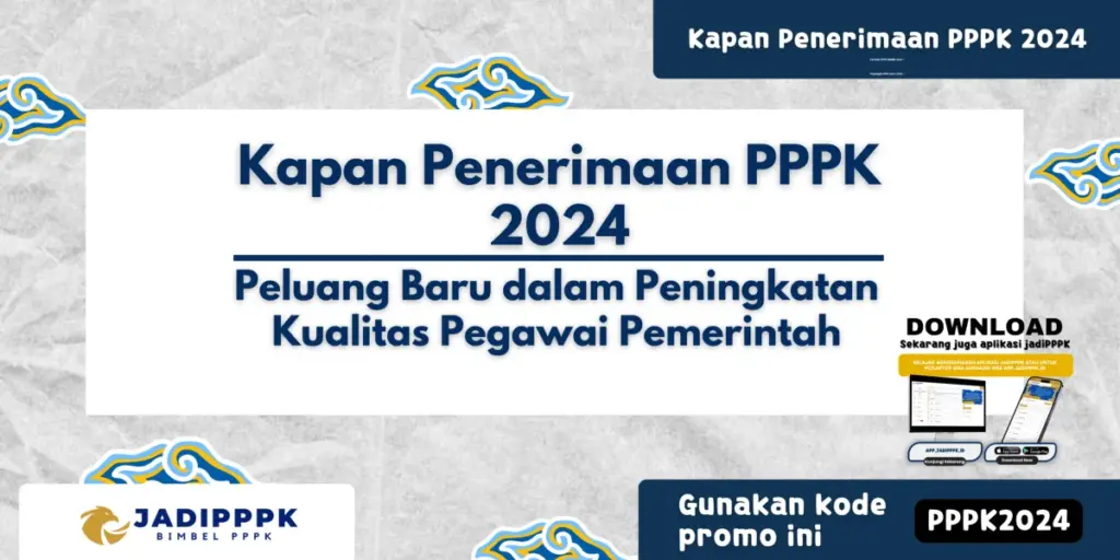 Kapan Penerimaan PPPK 2024