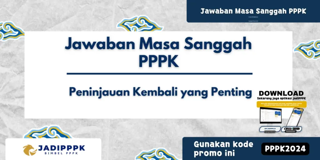 Jawaban Masa Sanggah PPPK