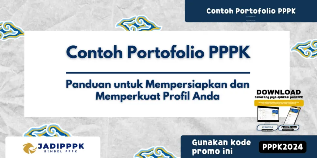 Contoh Portofolio PPPK
