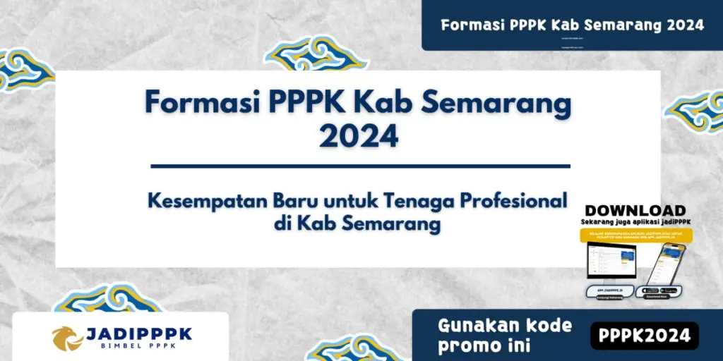Formasi PPPK Kab Semarang 2024