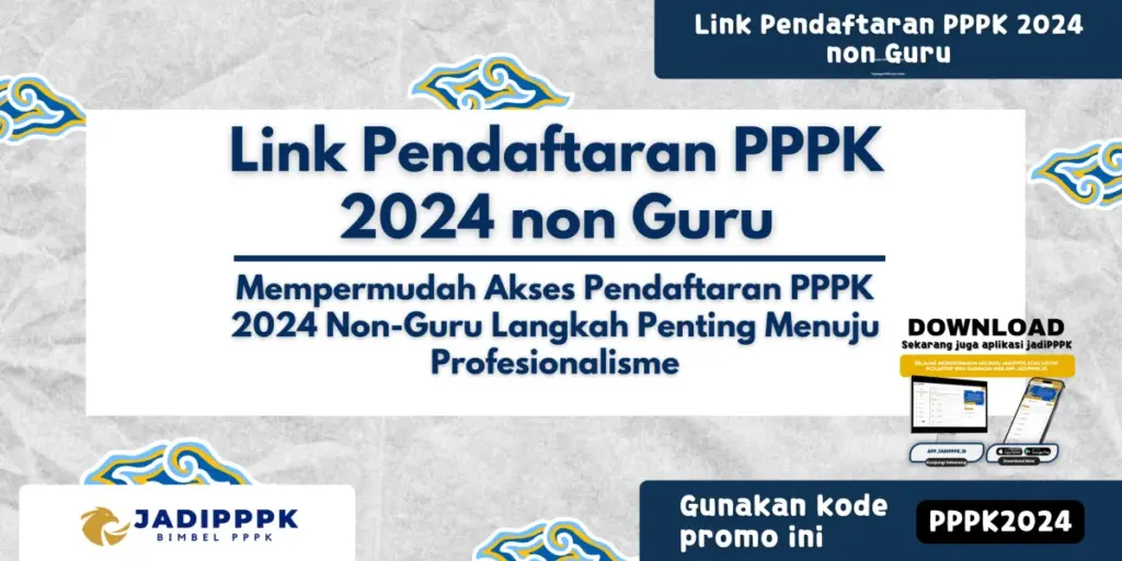 Link Pendaftaran PPPK 2024 non Guru