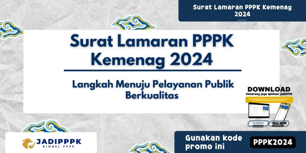 Surat Lamaran PPPK Kemenag 2024