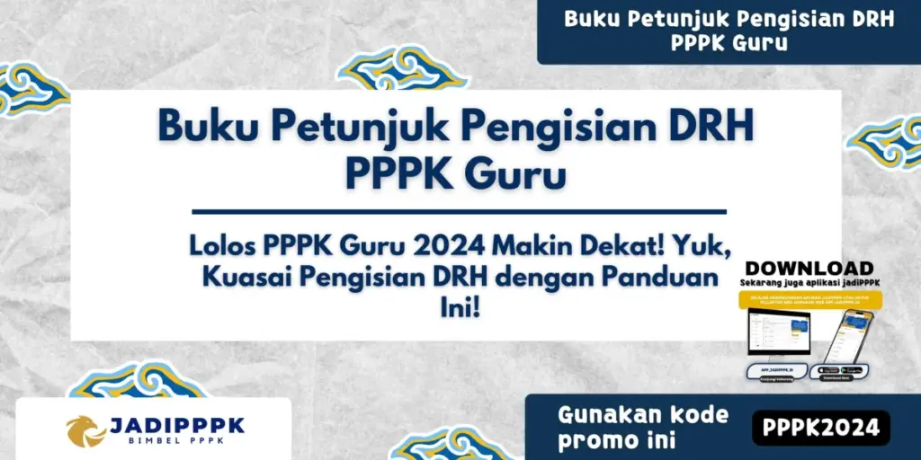 Buku Petunjuk Pengisian DRH PPPK Guru