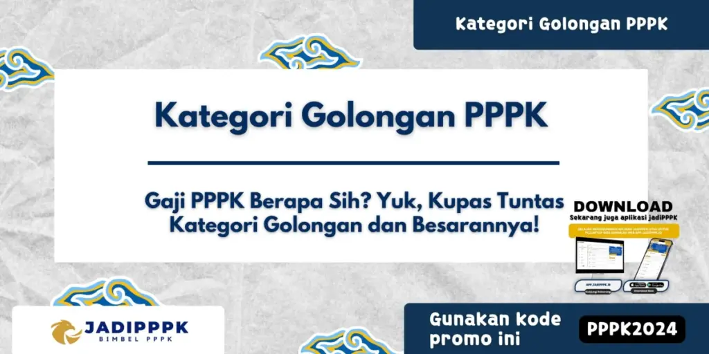 Kategori Golongan PPPK