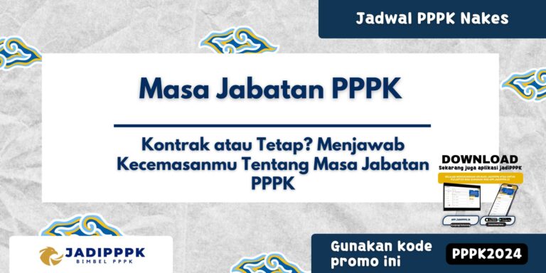 Masa Jabatan PPPK