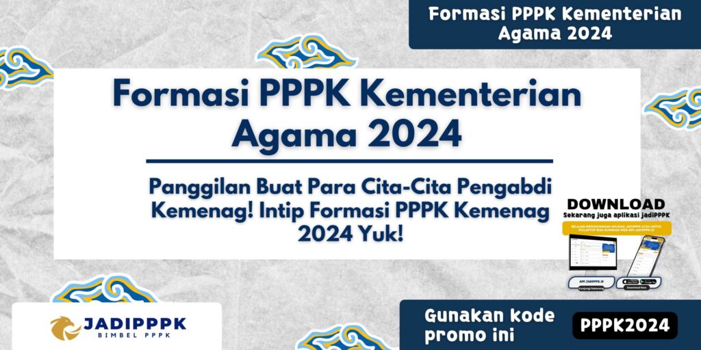 Formasi PPPK Kementerian Agama 2024