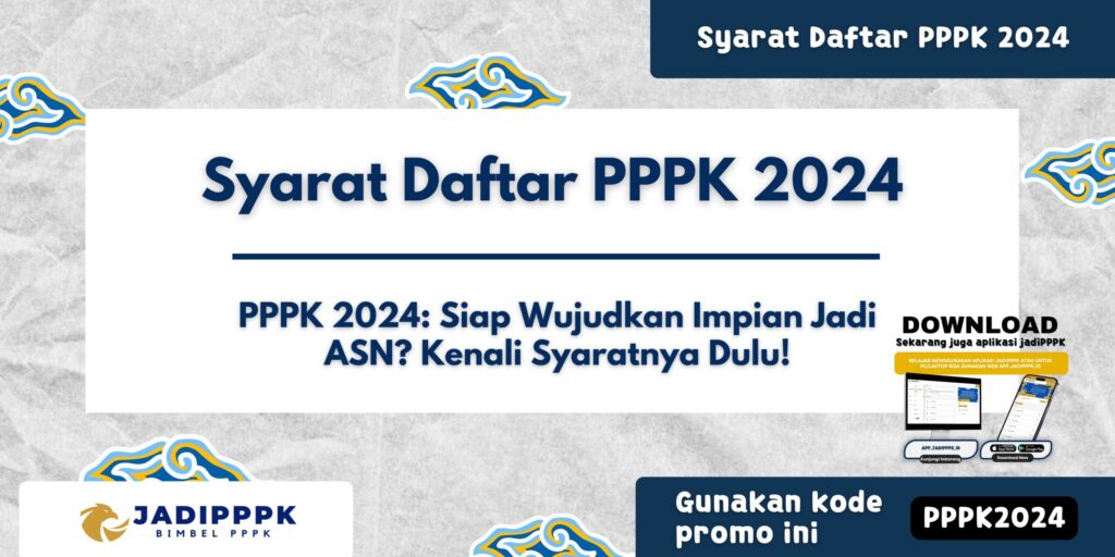 Syarat Daftar PPPK 2024