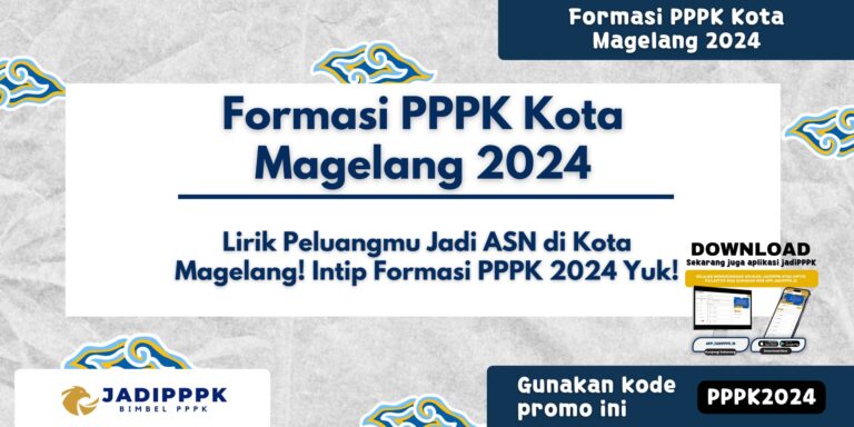 Formasi PPPK Kota Magelang 2024