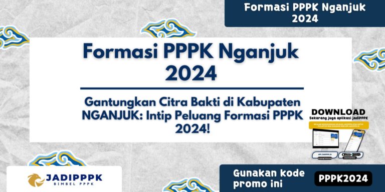Formasi PPPK Nganjuk 2024