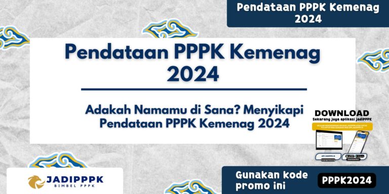 Pendataan PPPK Kemenag 2024