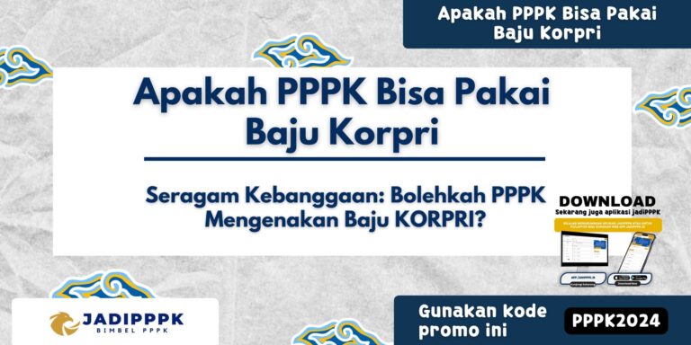 Apakah PPPK Bisa Pakai Baju Korpri
