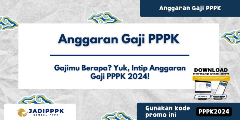 Anggaran Gaji PPPK