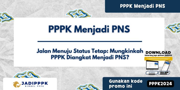 PPPK Menjadi PNS