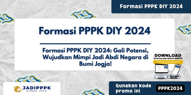 Formasi PPPK DIY 2024