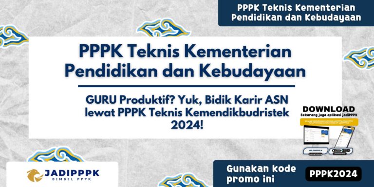PPPK Teknis Kementerian Pendidikan dan Kebudayaan