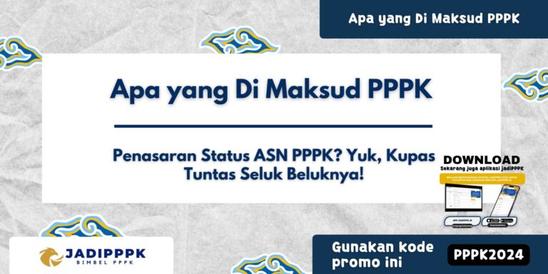Apa yang Di Maksud PPPK