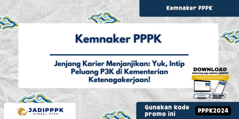 Kemnaker PPPK