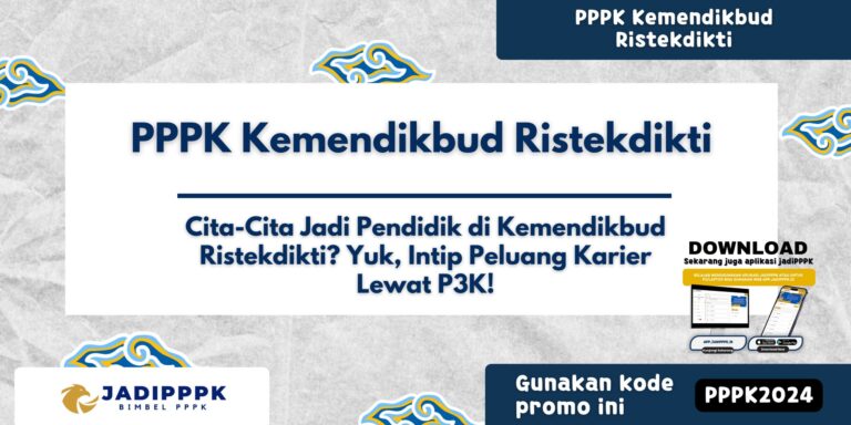 PPPK Kemendikbud Ristekdikti