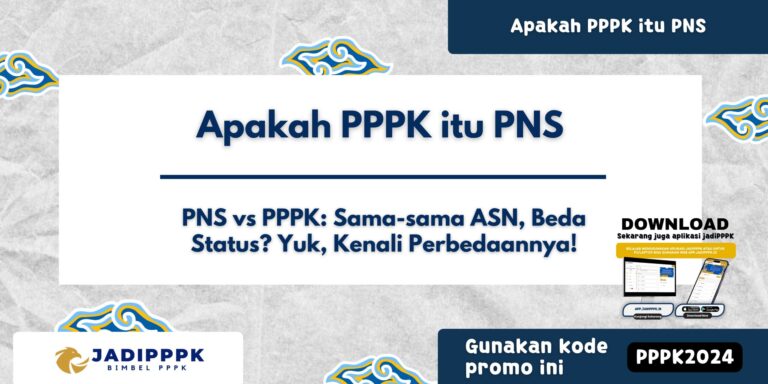 Apakah PPPK itu PNS