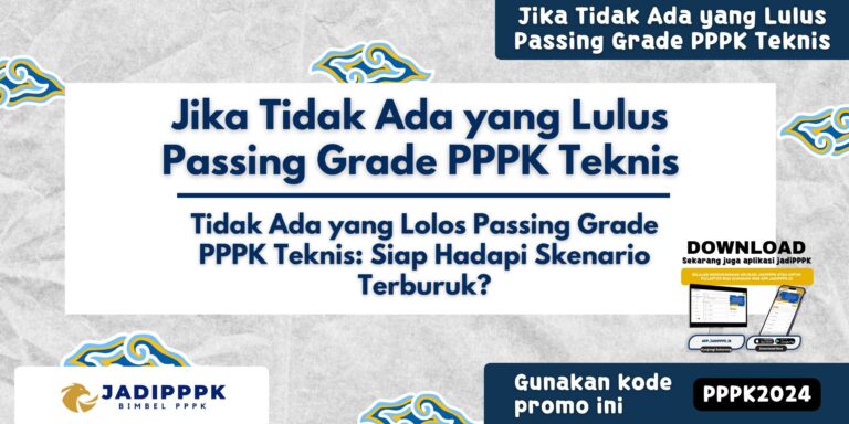 Tes PPPK Teknis Apa Saja