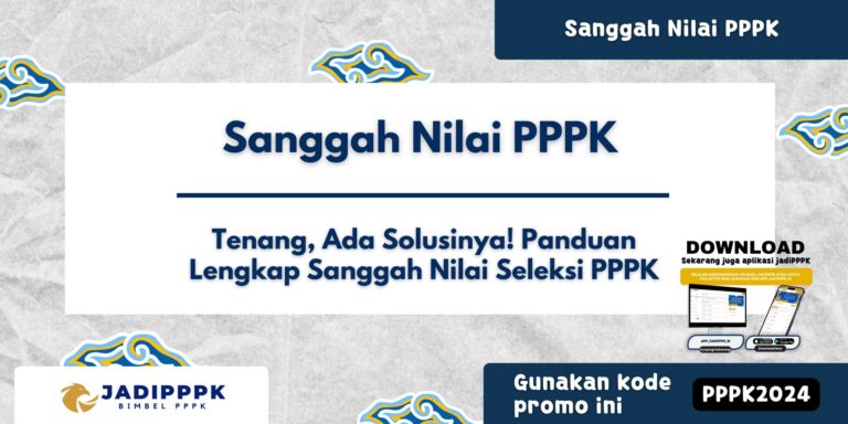 Sanggah Nilai PPPK