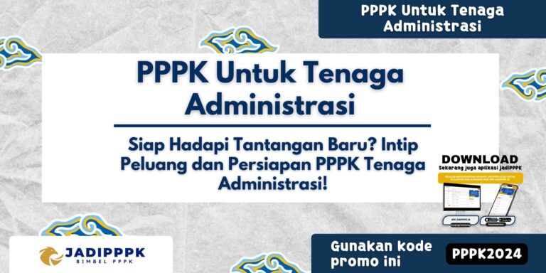 PPPK Untuk Tenaga Administrasi