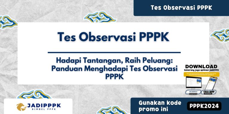 Tes Observasi PPPK