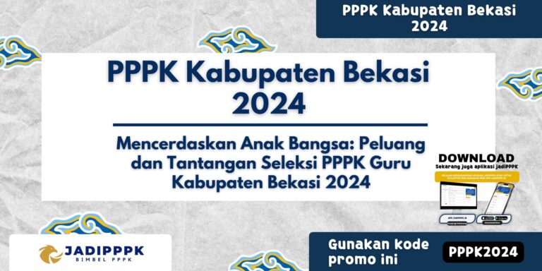 PPPK Kabupaten Bekasi 2024