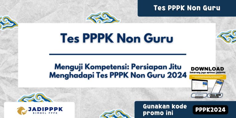 Tes PPPK Non Guru