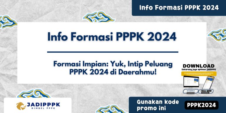 Info Formasi PPPK 2024