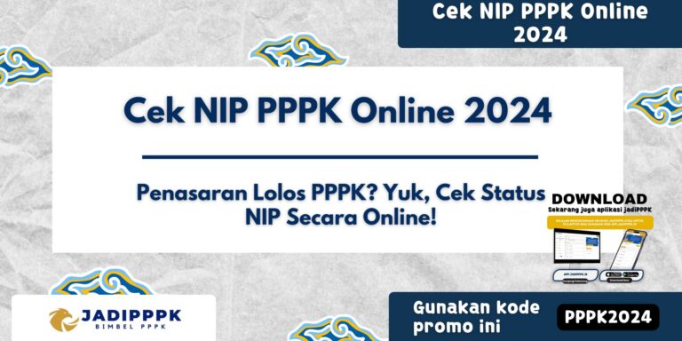 Cek NIP PPPK Online 2024