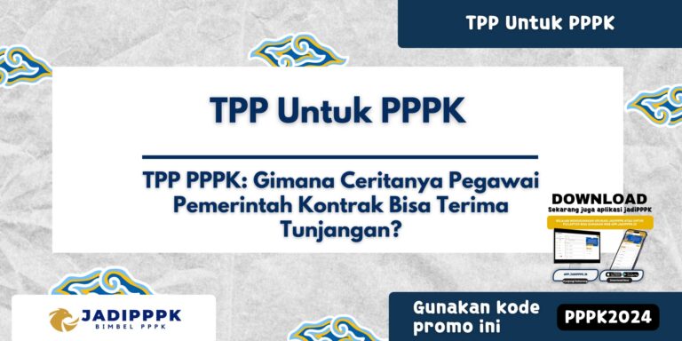 TPP Untuk PPPK