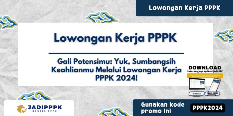Lowongan Kerja PPPK