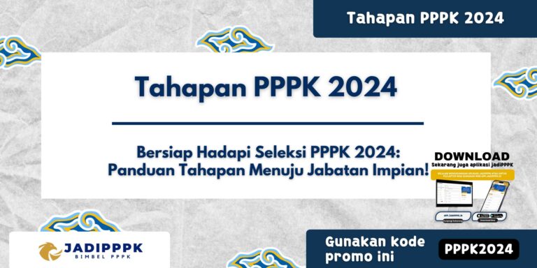 Tahapan PPPK 2024