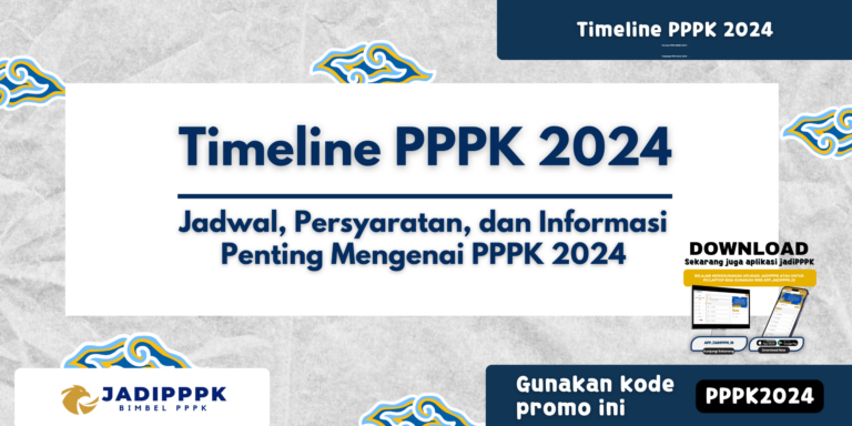 Timeline PPPK 2024