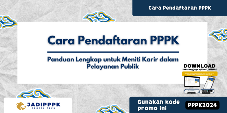 Cara Pendaftaran PPPK