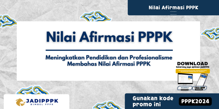 Nilai Afirmasi PPPK